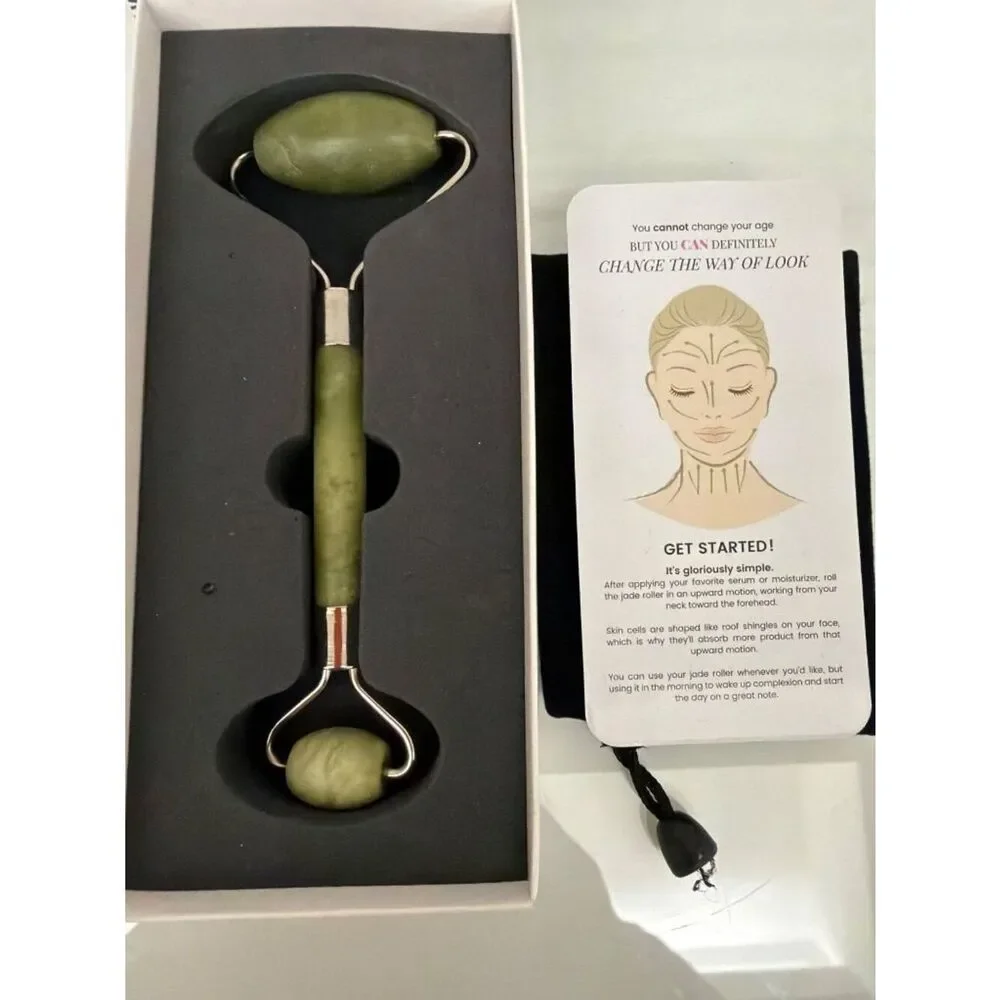 Roselyn Boutique A Magical Anti- Aging Skin-Care Tool Jade Facial Roller